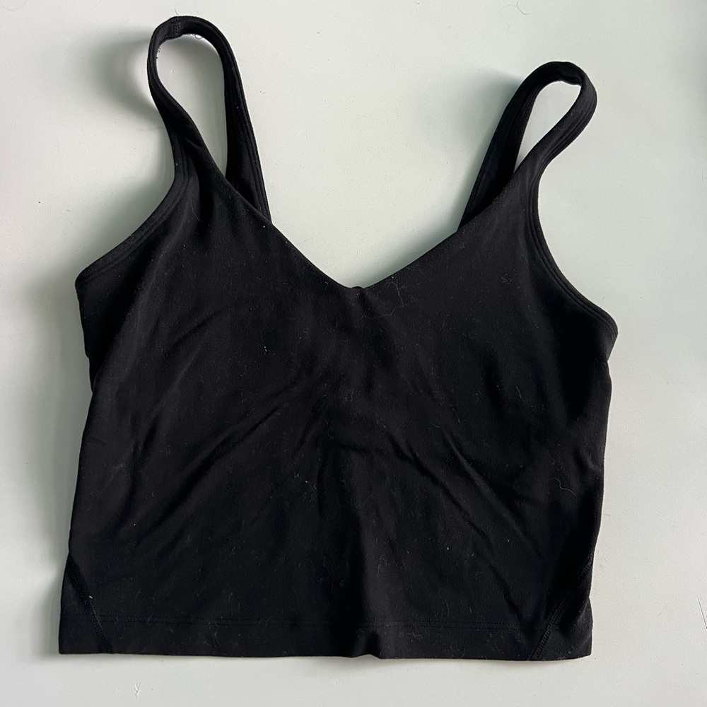 Lululemon Black Tank Top with built in Bra